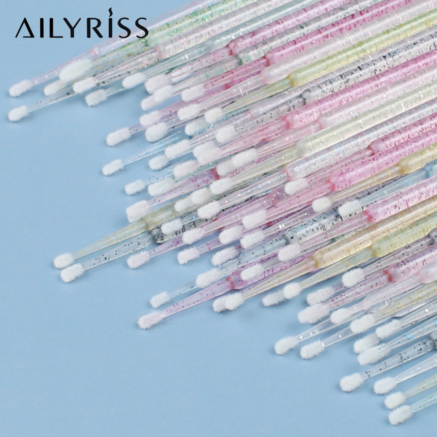 Eyelash Extension Remover - Brosses à cils jetables, 100 pièces,
