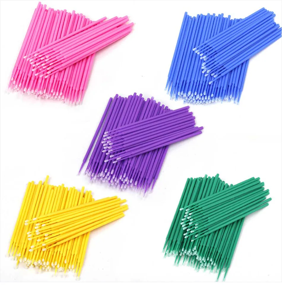 Eyelash Extension Remover - Brosse à cils jetable, 100 pièces/sac,