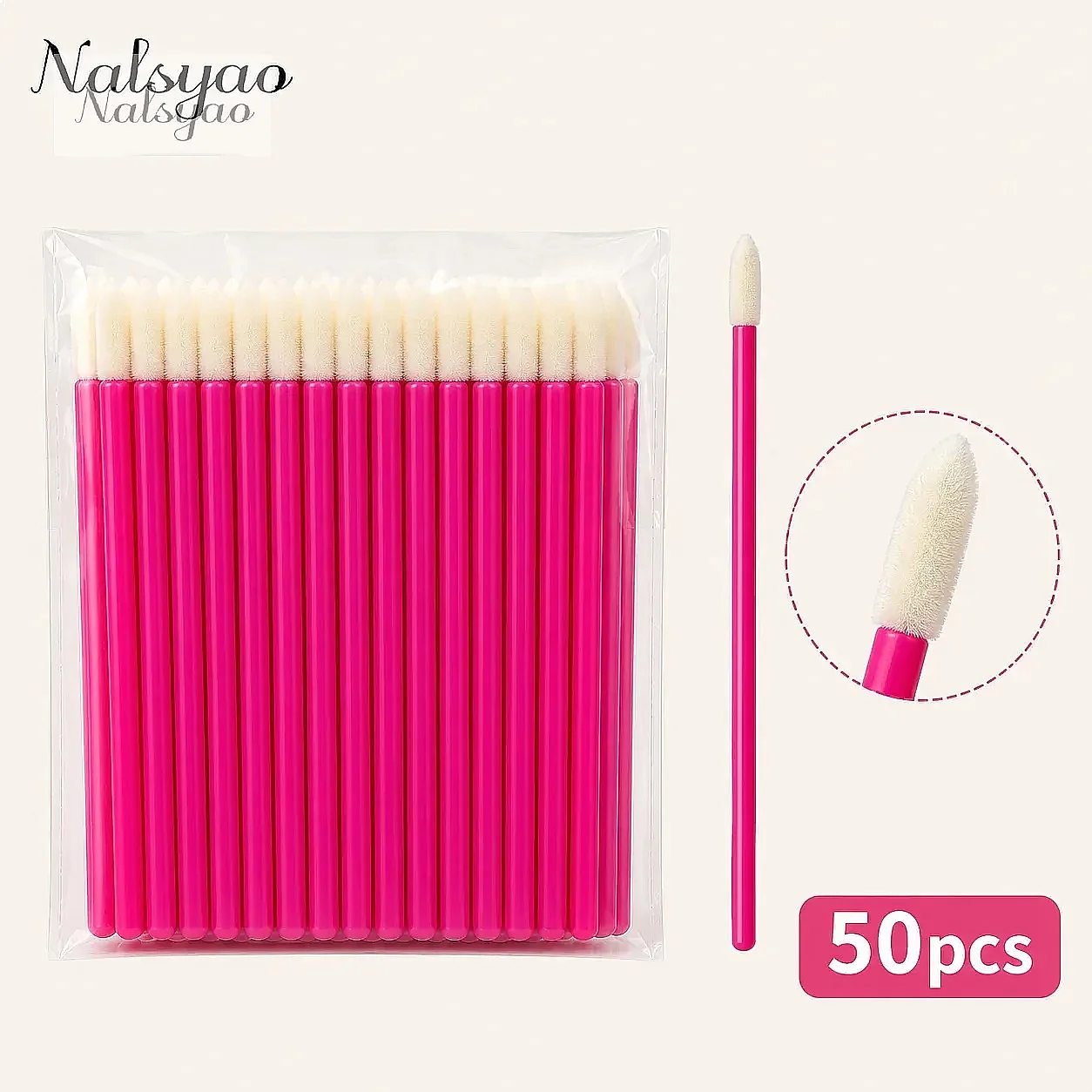Eyelash Extension Eyeliner - 50/500 pièces, applicateurs de mascara jetables,