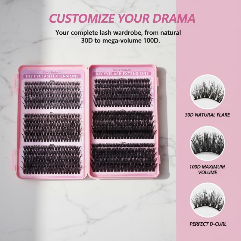 Eyelash Extension Kits - Kit d'extensions de cils en grappe