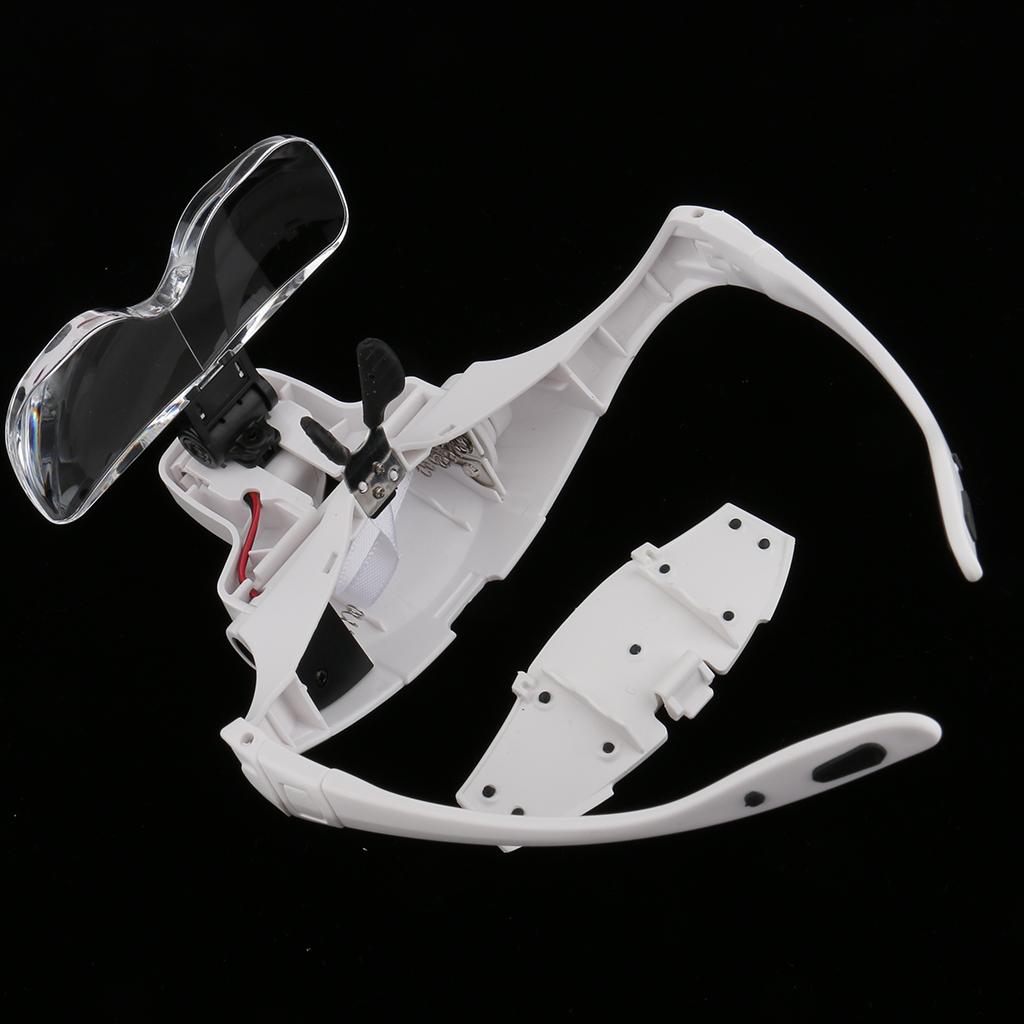 Eyelash Extension With Glasses - Lunettes Loupe avec Lumière LED Rotative