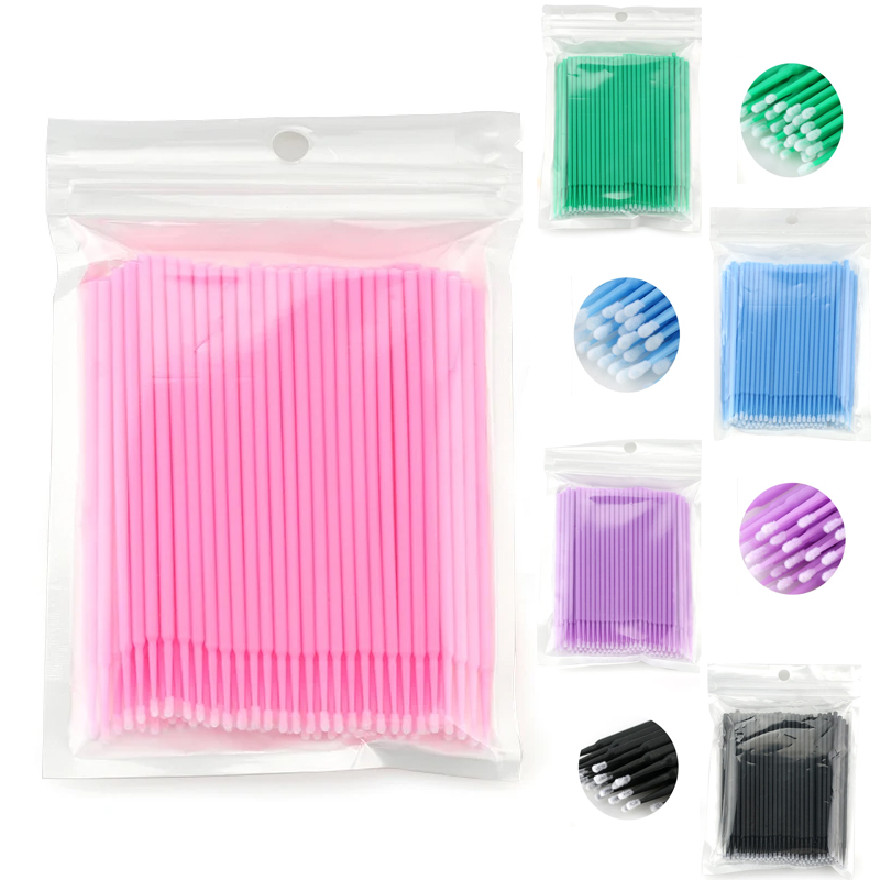 Eyelash Extension Remover - Micro brosses jetables pour Extension de