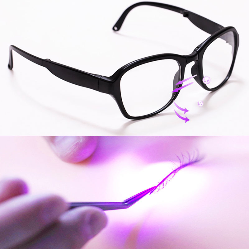 Eyelash Extension With Glasses - Lunettes de protection UV pour faux