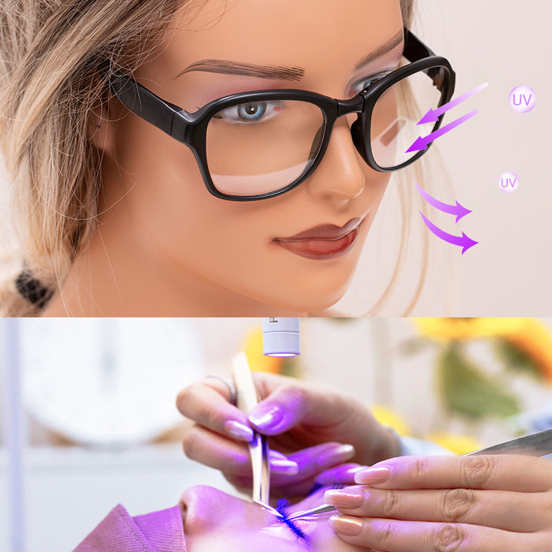Eyelash Extension With Glasses - Lunettes de protection UV pour faux