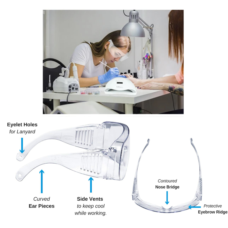 Eyelash Extension With Glasses - Nouvelles lunettes anti-UV, lunettes de protection
