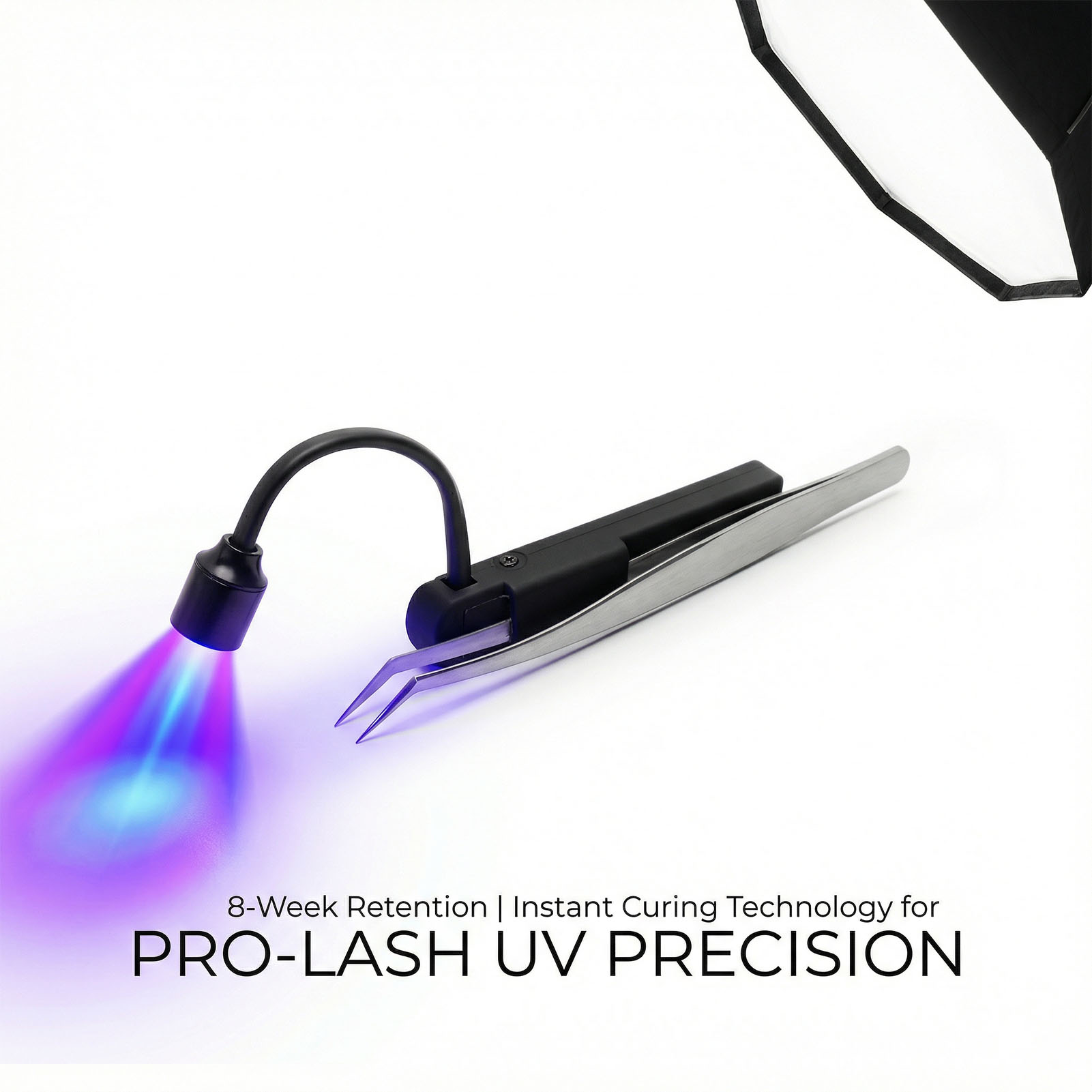 Lash Extension Tweezers - Lampe LED pour cils 1W 395nm,