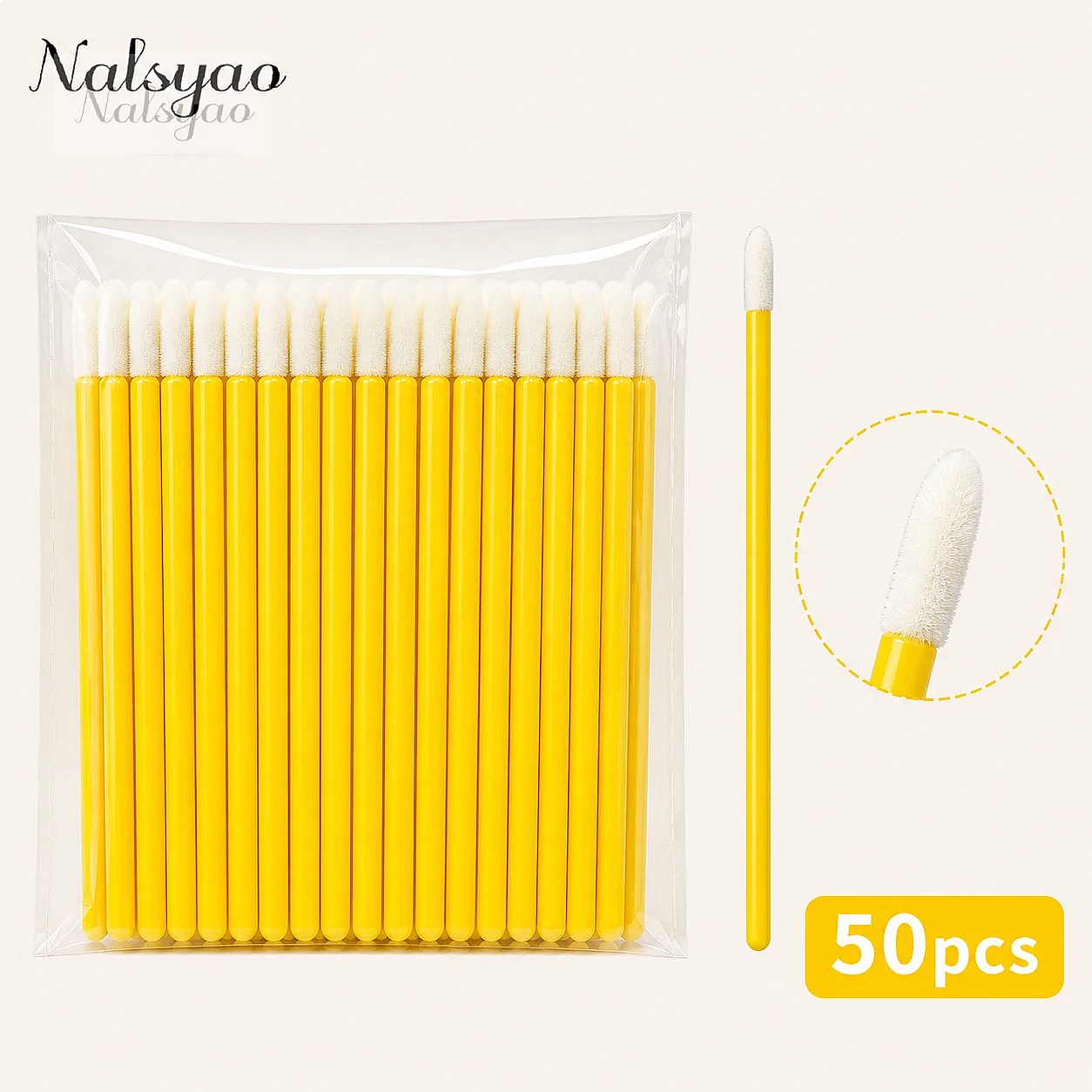 Eyelash Extension Eyeliner - 50/500 pièces d'applicateurs de mascara jetables,