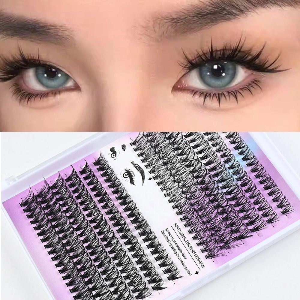 Eyelash Extension Kits - Faux cils effet naturel style wispy,