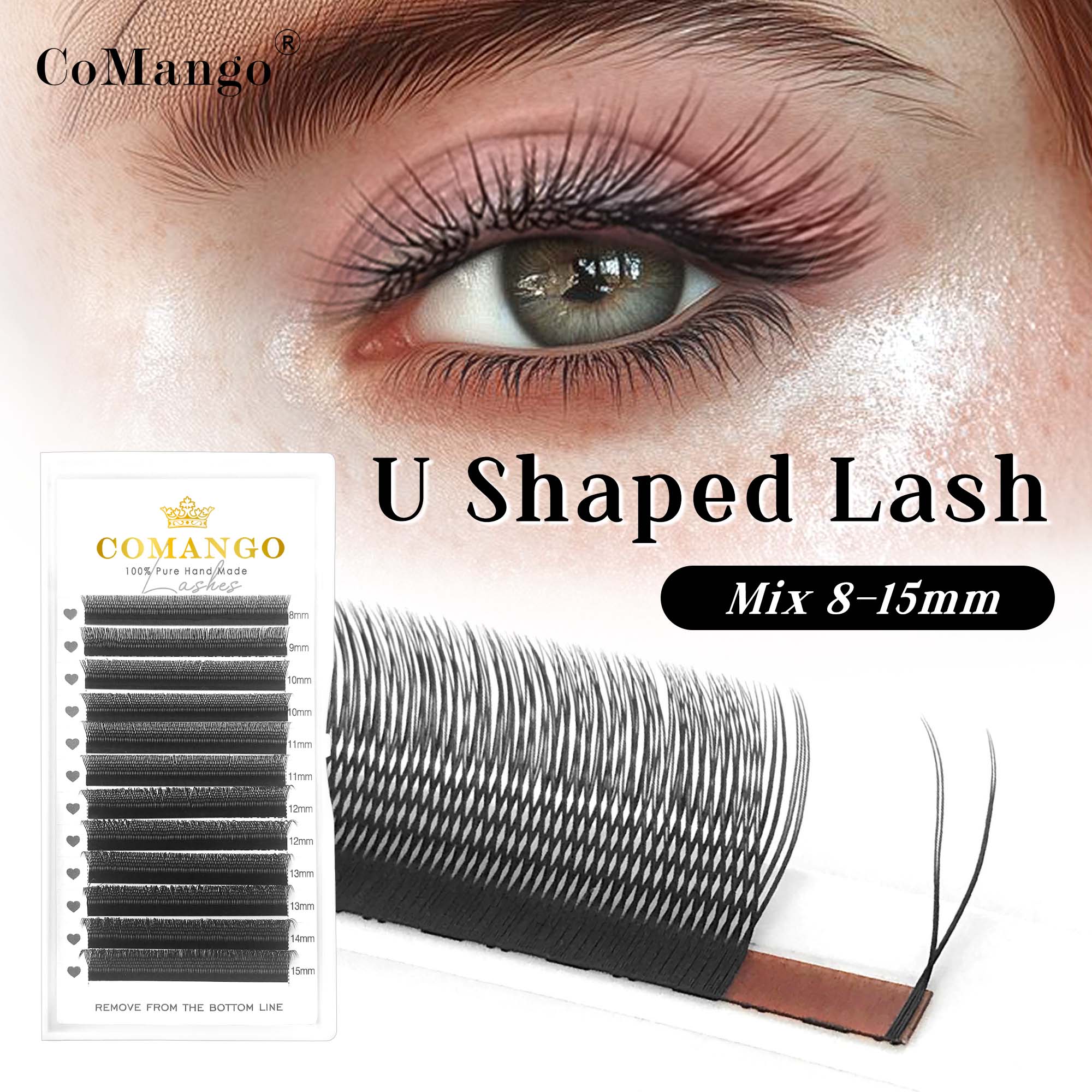 CoMango U YY lashes natural fa - Eyelash Extension Yy avis et prix