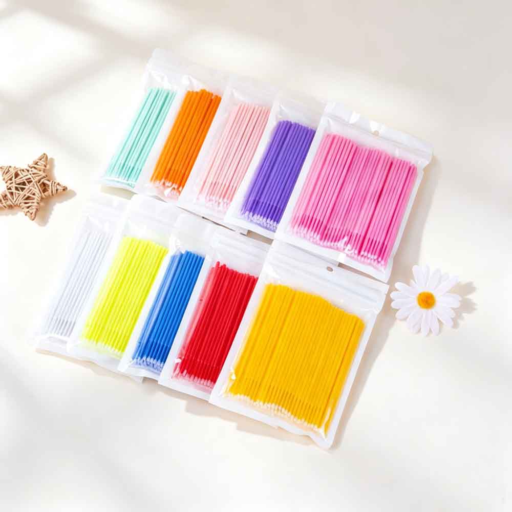 100 micro-brosses jetables pou - Eyelash Extension Remover avis et prix
