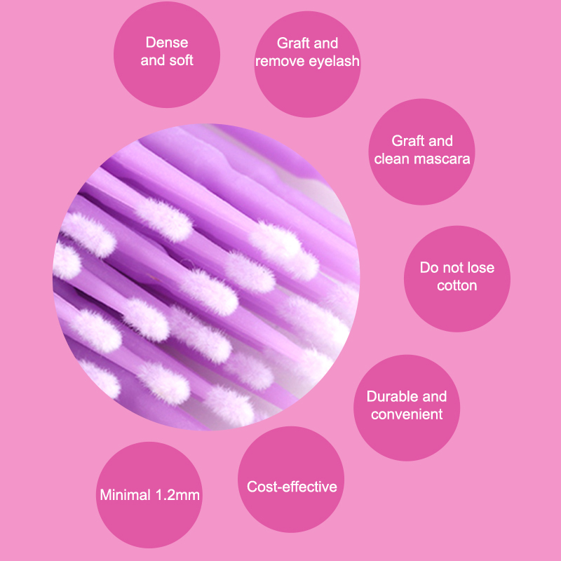 Micro brosses jetables pour Ex - Eyelash Extension Remover avis et prix