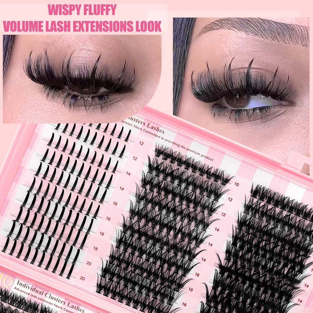Faux cils de 9 à 16 mm de long - Eyelash Extension Kits avis et prix