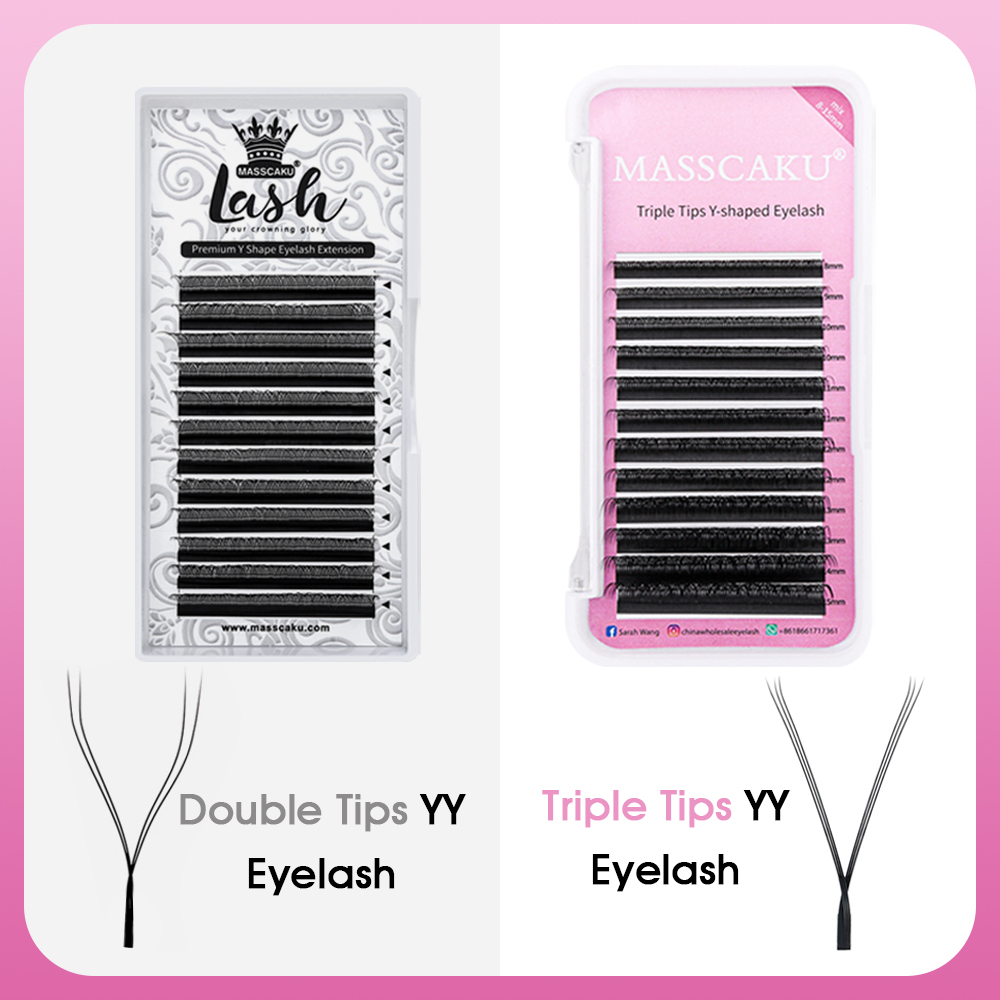 Vente chaude Masscaku YY forme - Eyelash Extension Yy avis et prix