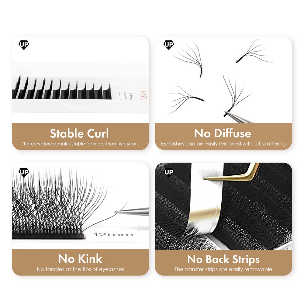 MASSCAKU YY/3D/4D/5D/6D W form - Eyelash Extension Yy avis et prix
