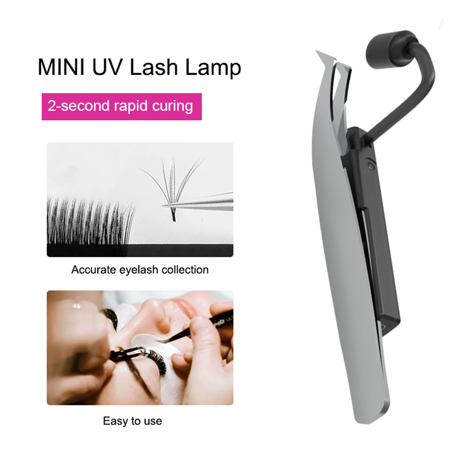 Lampe LED pour cils 1W 395nm,  - Lash Extension Tweezers avis et prix
