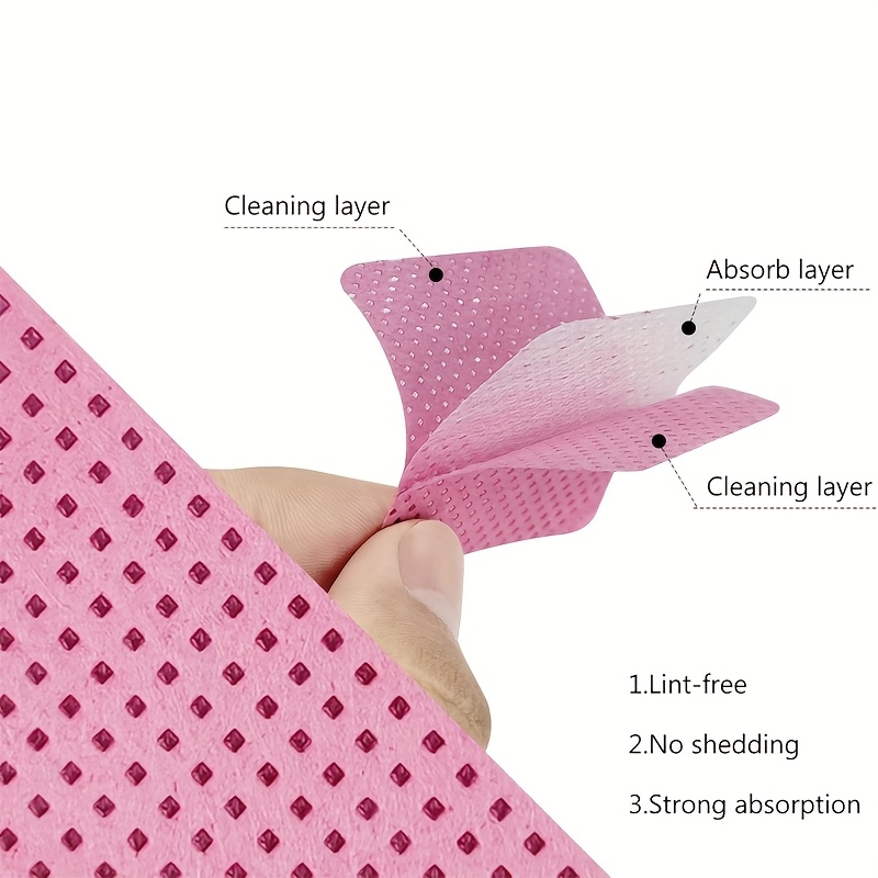 50/100/200 lingettes non peluc - Eyelash Extension Remover avis et prix